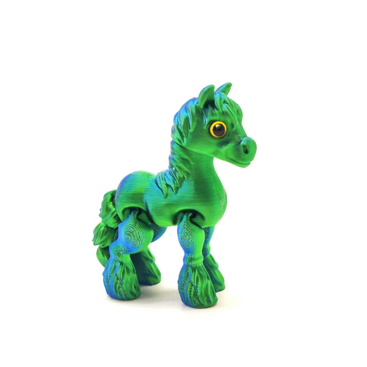 Blue-Green Pony 7.5CM