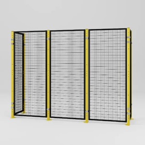 Rete metallica saldata pannello di recinzione per officina di fabbrica foro quadrato di separazione recinzione con servizi di taglio e piegatura personalizzati - Product Image 4