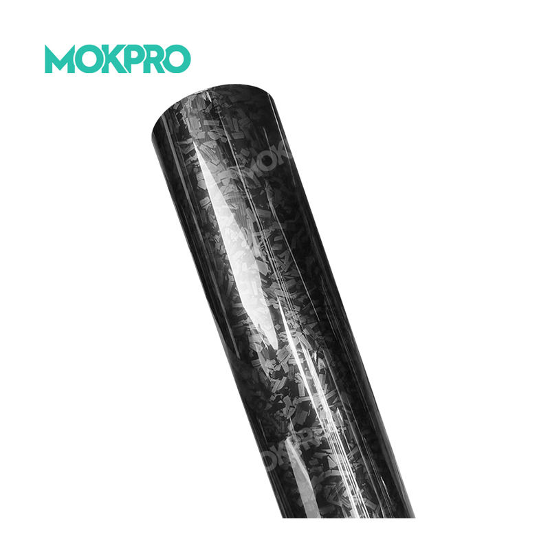 7.5mil Black Forged Carbon Fiber Film