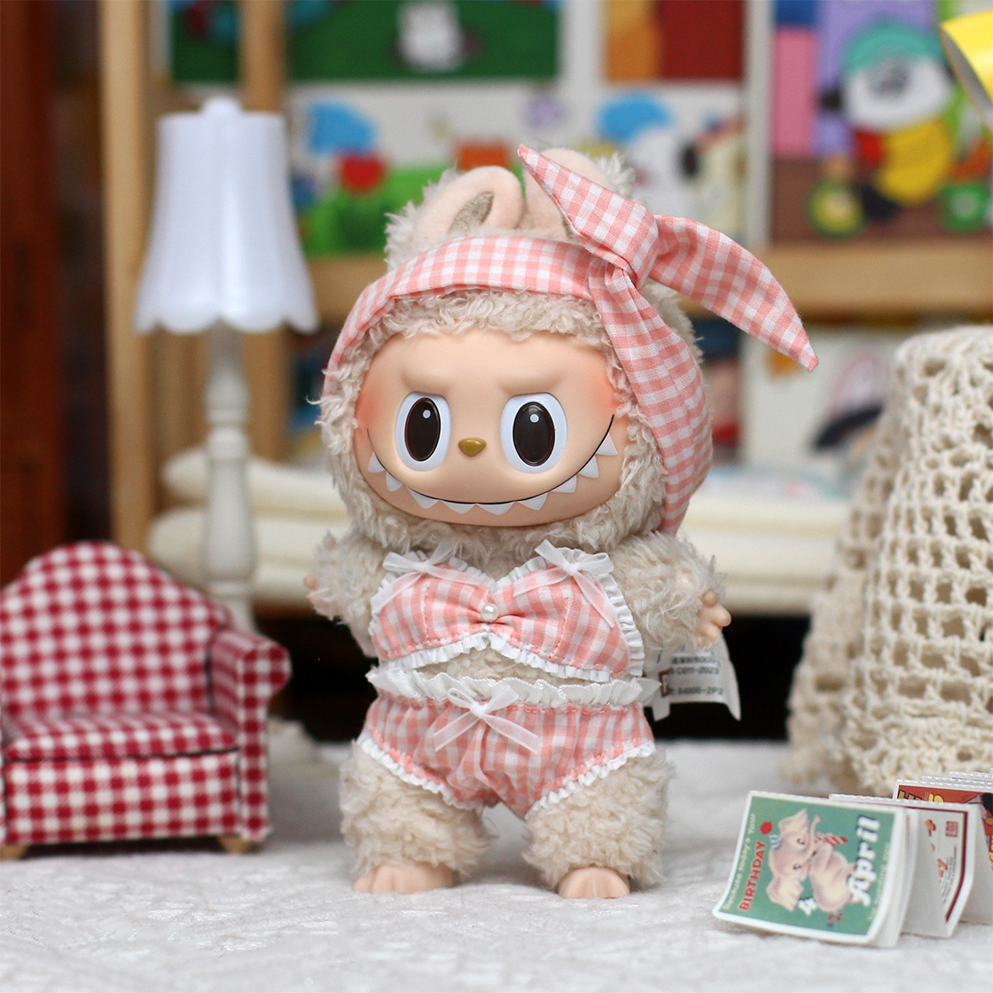 Conjunto de tres piezas Girl Next Door (rosa)