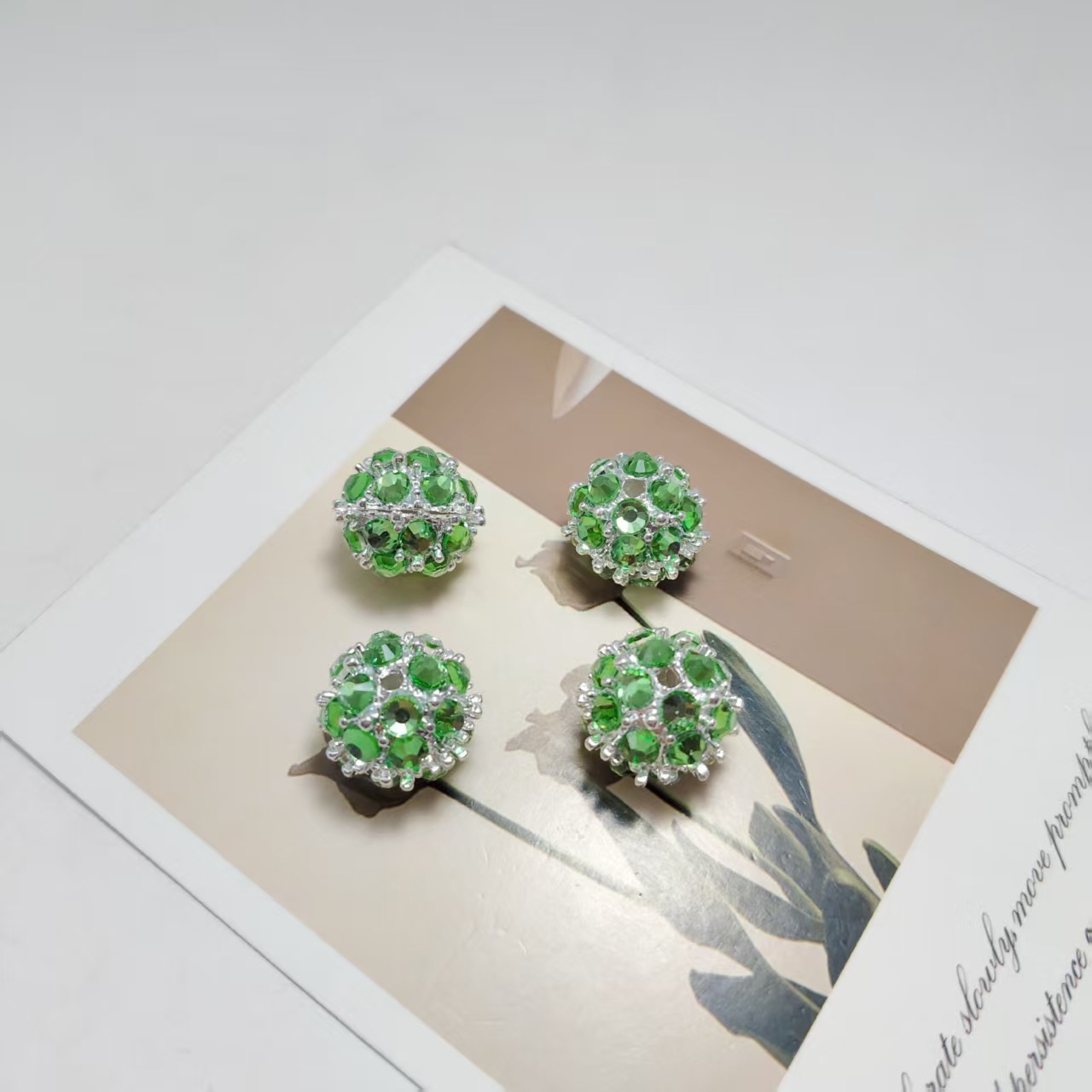 Diamant vert translucide
