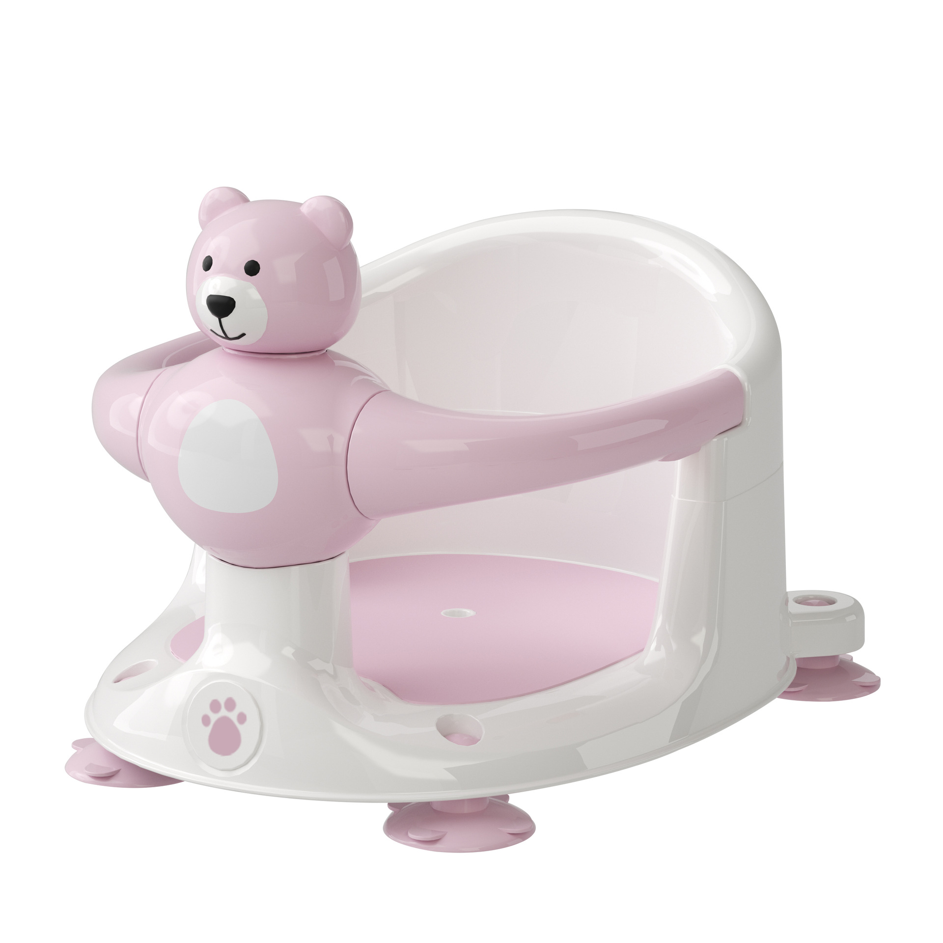 Tabouret de bain ours - Rose