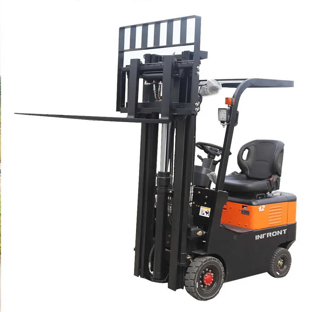 Diskon besar Forklift baterai Lithium 48v Forklift elektrik kecil bagian Forklift Mini dengan CE