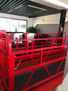 吊り下げ式バスケット窓掃除用クレードル/建物ファサード