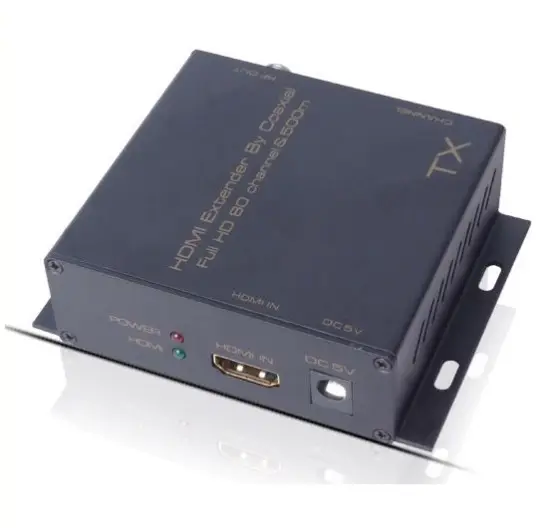 HDMI over RF HDMI変調器、RG59同軸ケーブルによる最大500メートルの伝送距離