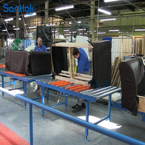Customized Auto <strong>Loading</strong> <strong>Unloading</strong> Table <strong>Automatic</strong> Roller Conveyor for Wood Furniture Pallet Conveyor