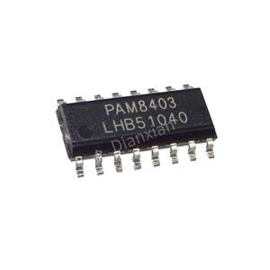 Dianxian PAM8403DR ICチップ2チャネル3W USBパワーオーディオアンプボードPAM8403 ICパワー/オーディオアプリケーション - Product Image 1