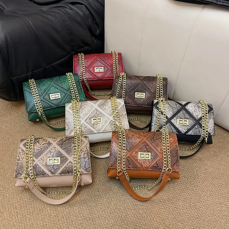 Newest Design Lingge ladies Designer Shoulder Strap bag luxury crossbody handbag for women