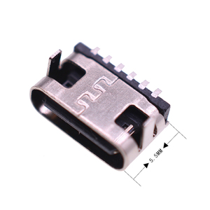 DIP 6P L = 5.1/5.5MMジャックポートソケットメスUSB6ピンタイプCコネクタデータ伝送 - Product Image 5
