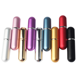 無料サンプルカスタマイズ5ml 8ml 10 ml 15ml空の詰め替え可能なファインミストミニガラスアルミニウムツイストアップスプレーアトマイザー香水瓶 - Product Image 4