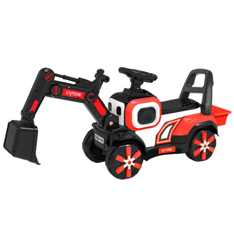 Hot sale hot sale sit and ride excavator type four wheel electric toy car