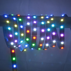 5 м Сменные цвет RGB цифровой Светодиодные полосы света SMD5050 60led/M 20IC гибкая светодиодная лента Водонепроницаемый IP67 WS2811 Светодиодные полосы pixel - Product Image 6