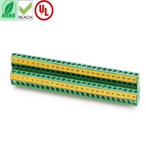 Bloque de terminales de tornillo automotriz Ventas directas de fábrica de doble capa alta y baja 2P a 24P en stock - Product Image 1