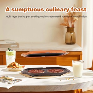 Đa Chức Năng Nấu Ăn 2-Trong-1 Lò Vi Sóng Trứng Nồi Chiên Set Với Pan Nồi Kẻ Trộm Cho Bữa Ăn Sáng Bánh Sandwich Pan Nhà Sản Xuất Và Trứng - Product Image 5