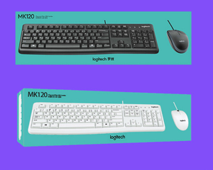 New Logitech MK120 Wired USB <strong>Keyboard</strong> and <strong>Mouse</strong> Set Home Office <strong>Computer</strong> Notebook Universal <strong>Mouse</strong> and <strong>Keyboard</strong> Set - Product Image 6