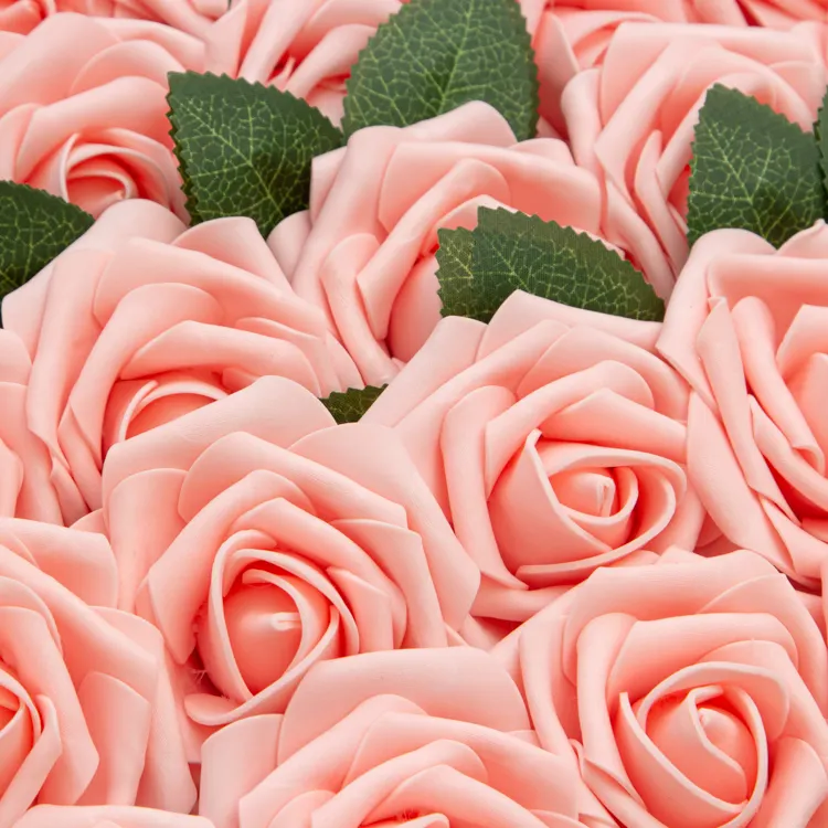 High Quality 3 inch  Artificial Foam Roses Flower Gift Box for Wedding Decoration Flowers For Decoration Wedding Artificial