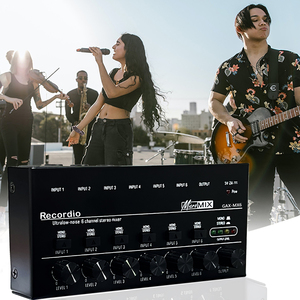 GAX-MX6专业6声道超音频混音器外部声卡麦克风录音仪器声音接口 - Product Image 2