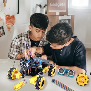 Intelligentes 360-Grad-Rotations-Autoprogrammierungsroboter-Kit Kompatibel mit Arduino Ino Mecanum-Rädern für Education Maker Boards