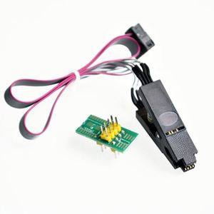 SOIC8 SOP8 Flash Chip IC Clips de prueba Socket Adpter BIOS/24/25/93 Programador - Product Image 1