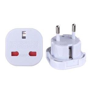 EUプラグユニバーサルUK-EUトラベルアダプター多機能変換プラグ3ピン-2ピンアダプター - Product Image 1
