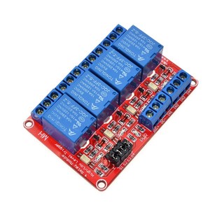 South Guan Yu 5V 12V 4-Wege-Relaismodul mit Optokoppler-Isolation unterstützt die Auslösung mit hohem und niedrigem Pegel, die für Arduino geeignet ist - Product Image 2