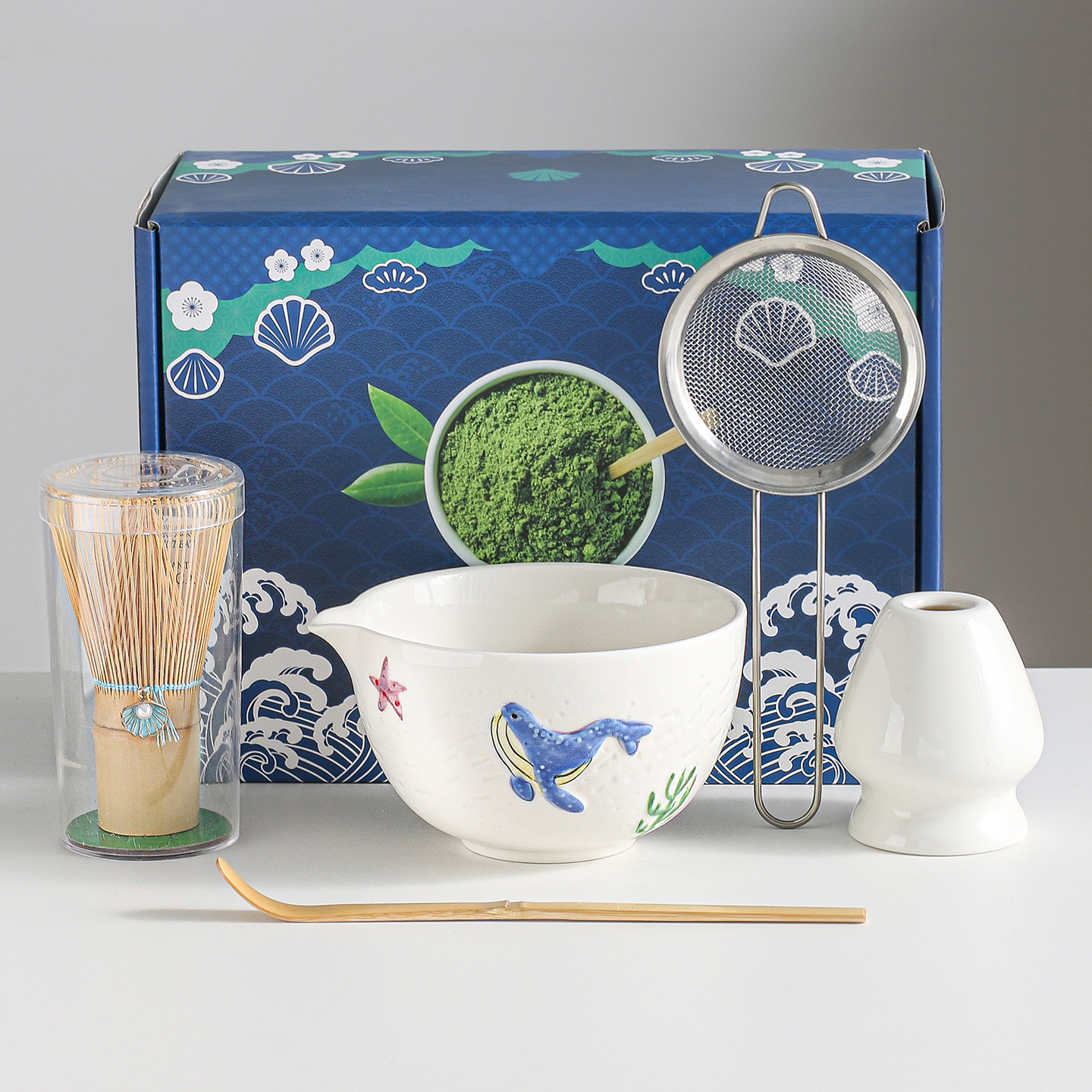 Coffret bleu 5 pièces