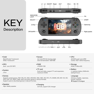 U8 Retro Mini Console Arcade 4.0 pollici schermo sistema Linux Console De Videojuegos portatile per videogiochi portatile giocatore di gioco - Product Image 6