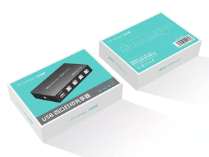 4ポート手動共有スイッチハブUSBAからB4 in 1 out USB2.0共有スイッチ1a4BプリンターUSBスイッチ - Product Image 5