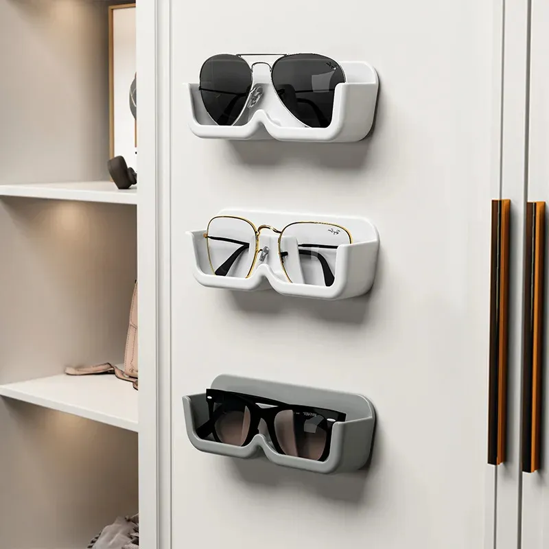 ตกแต่งบ้านEye Wear Organizer Rackติดผนังแว่นตากันแดดแบบพกพากล่องเก็บแว่นตา