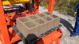 <strong>QTJ4</strong>-26D Concrete <strong>Block</strong> <strong>Machine</strong> Used Interlocking Brick Making Machinery with Mold Vibration Method Brick Cutting-<strong>machine</strong> - Product Image 3