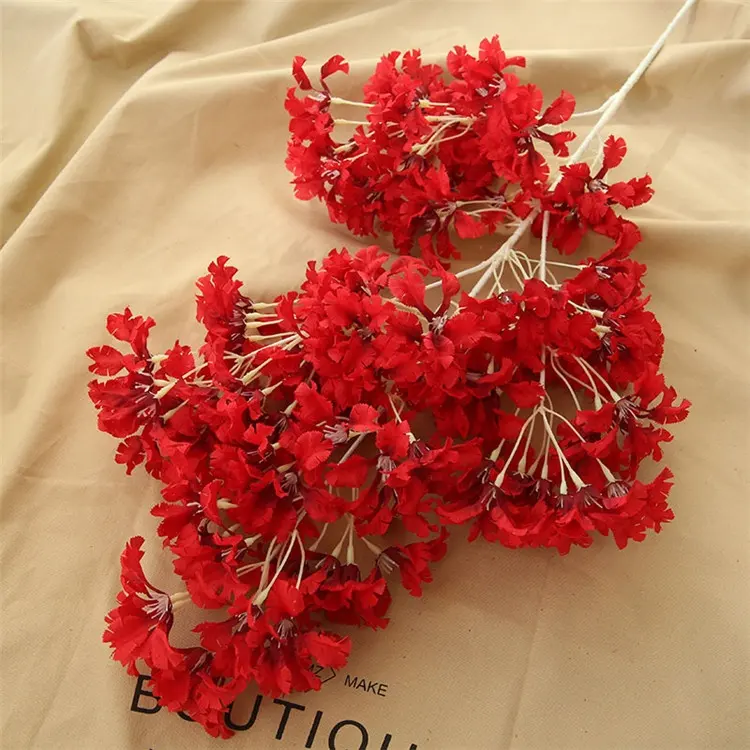 Fausses fleurs de cerisier artificielles pour décoration de mariage, pièces, fausses branches en vente, vente en gros