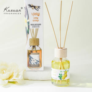 100ml Hot Sale <span class=keywords><strong>Reed</strong></span> Diffusor Set Frisch anhaltender Luxus duft für die Aroma therapie zu Hause Geruchs freie Glückseligkeit für Schlafzimmer Wohnzimmer Dekor - Product Image 5
