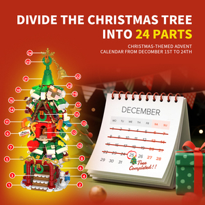 Cayi 2025 Giáng Sinh Xây Dựng Đồ Chơi Xây Dựng Khối Bộ Với Ánh Sáng LED Vui Vẻ Giáng Sinh Trang Trí Quà Tặng Giáng Sinh <span class=keywords><strong>Set</strong></span> Cho Trẻ Em - Product Image 3