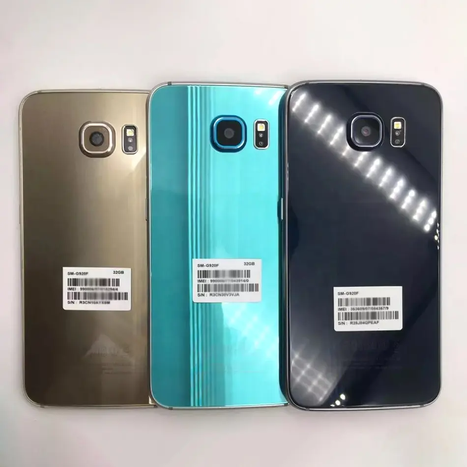 Оптовая продажа подержанных мобильных телефонов 4G на базе Android, разблокированных для Samsung S6 S6 edge S7 S8 S9 S10 сотовых телефонов, смартфонов