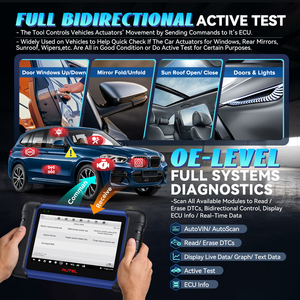 [Actualización de 3 años] Autel MaxiIM IM508S herramientas de diagnóstico de vehículos programador clave copia XP200 Ikey programación coche Altar OBD2 escáner
