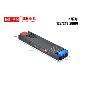 Fuente de alimentación conmutada LED de salida única DC 12V 24V 60W-400W Rango de arranque lento 50/60Hz Frecuencia 2A/3A/5A Corriente Tipo de riel Din - Product Image 5