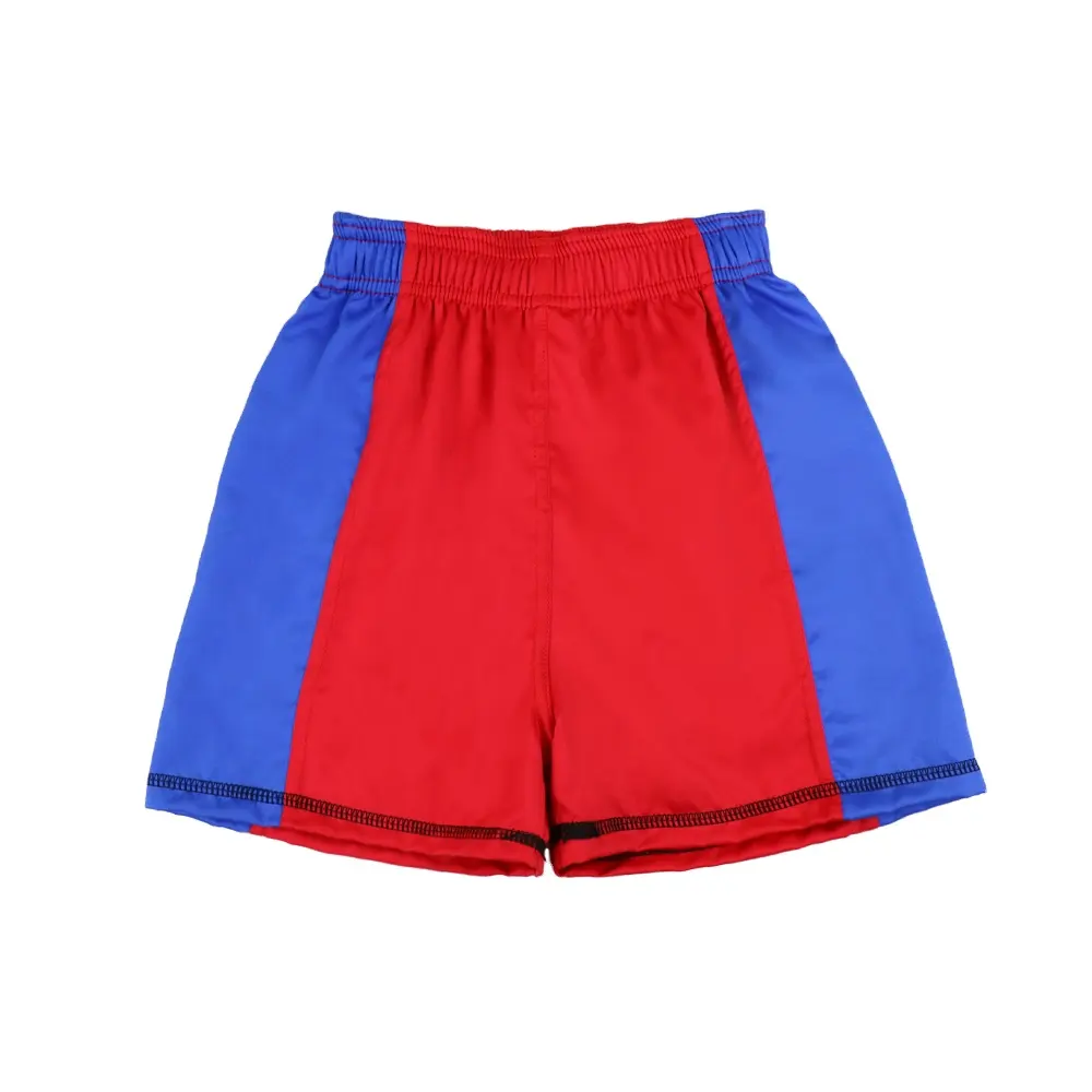 Fuyu In Stock per ragazzi pantaloncini da spiaggia rossi e blu costumi da bagno asciugatura rapida uf 50 + baule da bagno protezione ambientale