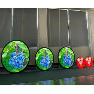 Indoor P2P1.875 Circular <strong>LED</strong> Signage Display <strong>1.2m</strong> Diameter Digital round <strong>LED</strong> Display - Product Image 2