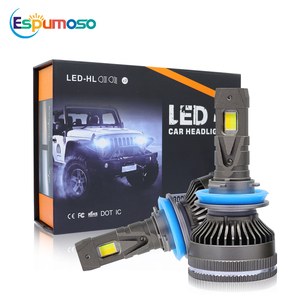 หลอดไฟแอปควบคุม L33ไฟหน้าอุปกรณ์เสริมรถยนต์สีคู่ IP67 LED กันน้ำอุปกรณ์เสริมสำหรับรถยนต์ไฟ3570 LED ชิปสำหรับขับรถ - Product Image 1