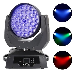 BOTAI 36x10W enerji verimli hareketli yıkama ışık RGBW LED çift soğutma sistemi DMX512 0-100% doğrusal karartma 30Hz DJ için Strobe - Product Image 2