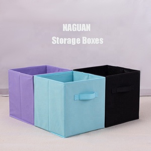 Nhà Sản Xuất Thực Bsci Có Thể Gập Lại Vải Lưu Trữ Cubes Với Xử Lý Chống Bụi Tổ Chức Hộp Lưu Trữ Cho Đồ Chơi Sách Đồ Lặt Vặt - Product Image 2