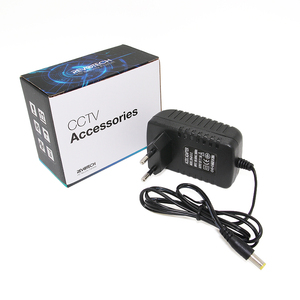 REVODATA DC 12V 2A Power Adapter EU/US/UK/AU Plug <strong>Input</strong> 100 to 240V 50/60Hz <strong>Output</strong> 12V/2A DC Port for IP <strong>Camera</strong> - Product Image 6