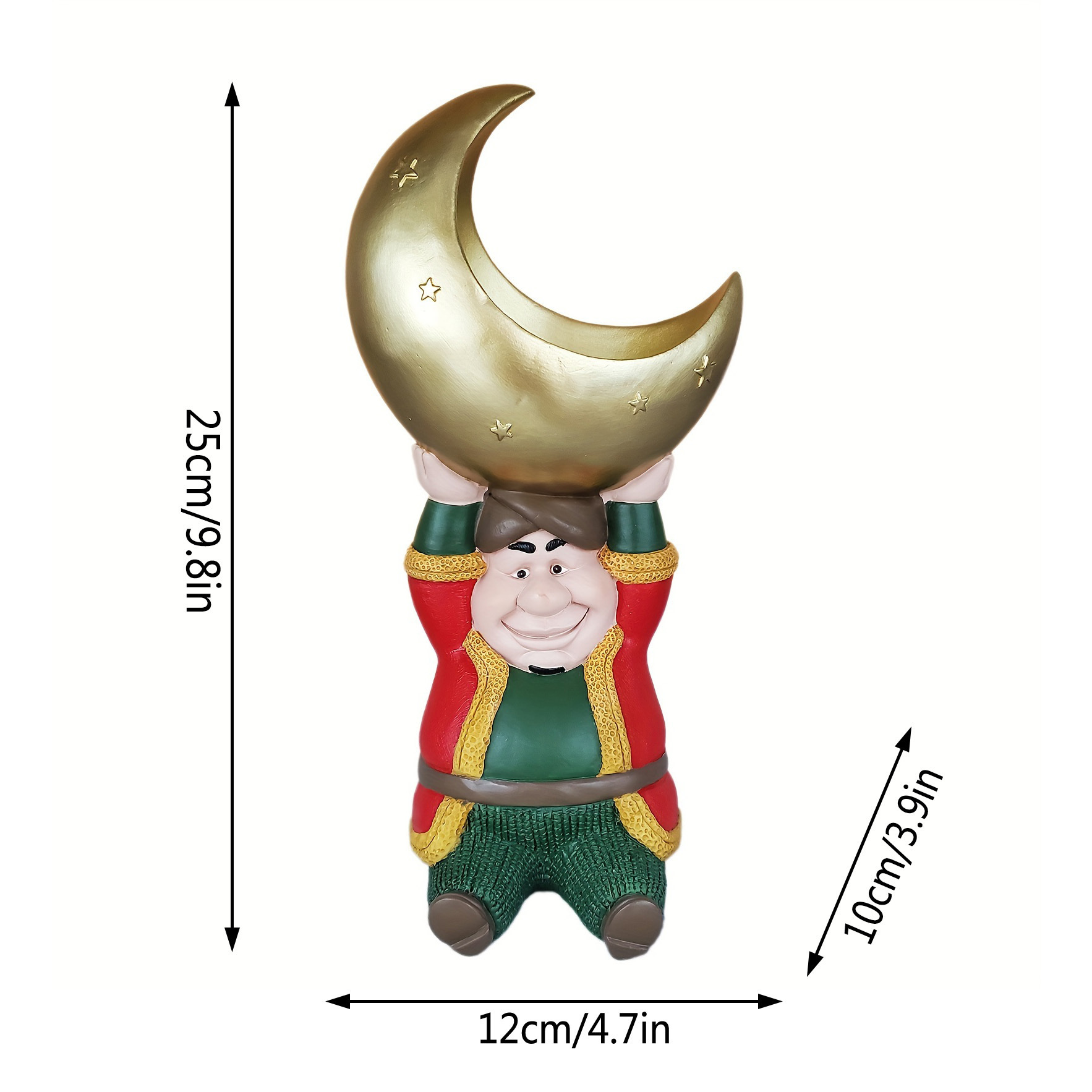 Caja de almacenamiento "Hombre Gordo a la Luna"