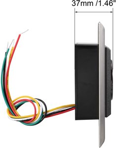 <strong>IR</strong> Touchless Door Release <strong>Exit</strong> <strong>Button</strong> NO/NC/COM Sensor Switch with LED Indicator for Access Control 86mmx86mm Panel 12V 3A - Product Image 3