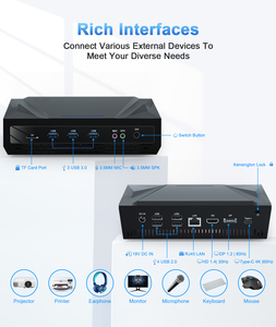 Office Mini PC Hystou Intel Core 2. ª Generación de Procesadores 4K DP HD Tipo-c Win 10/11 Pro Computadora