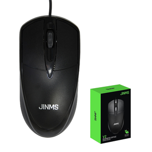 Jinms เมาส์ V2แบบมีสาย USB เมาส์ออปติคอลแบบมีสายสำหรับแล็ปท็อปเมาส์คอมพิวเตอร์แบบมีสายสำหรับพีซี - Product Image 2