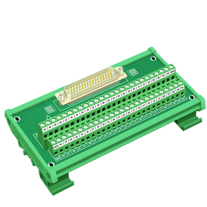 HDB50分线板，双DB50 D-Sub DIN导轨安装接口模块RS232 DB50连接器