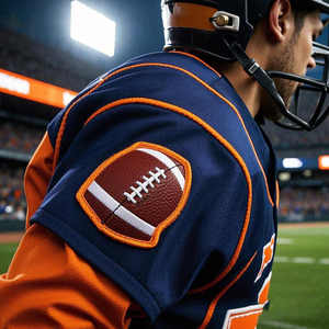 罗德·斯图尔特运动补丁刺绣编织标记亮片雪尼尔精选NFL热压补丁