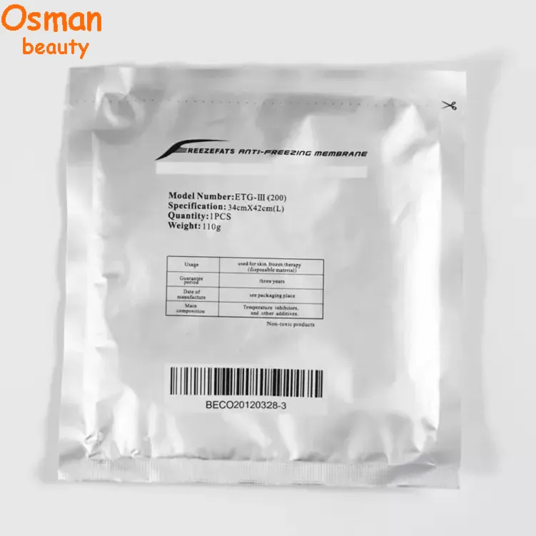 Toptan cryo anti donma membranları 70g/110g Antifreezing membran için cryolipolysis makinesi