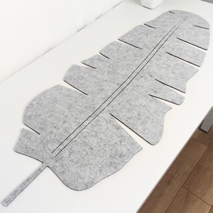 Custom <strong>Computer</strong> Application Durable Anti slip Soft Dark Grey Wool Felt Desk <strong>Keyboard</strong> Mat Anti-Scratch Office Desk Protector Mat - Product Image 1